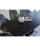 Ceramic table TML-825 nero marquina black order